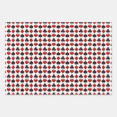 Casino mit cooler Kartenstruktur Anzug Geschenkpapier Set (Vorderseite 2)