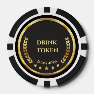 Casino Nacht Getränketoken Pokerchip | Personalisi Pokerchips