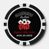 Casino Nevada Las Vegas Wedding Party Gefallen Pokerchips (Vorderseite)