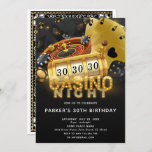 Casino Night Birthday Party Schwarzes Gold Einladung<br><div class="desc">Casino Night Party Black Gold Design. Matching Produkte finden Sie in der Casino Party Collection. Wenn Sie Fragen haben,  können Sie mich gerne kontaktieren.</div>