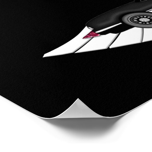 Casino Night Cocktail Poster - SRF (Ecke)