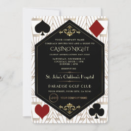 Casino Night Company Client Appreciation Charity Einladung