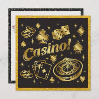 Casino Night Party Einladung