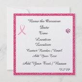 Casino Night Party / Fundraiser Einladung (Rückseite)