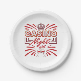 Casino Night Party Gambling Lover Pappteller