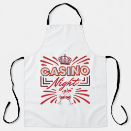 Casino Night Party Gambling Lover Schürze