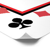 Casino Night Personalisiert Poster (Ecke)