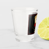 CASINO NIGHT, POKER NIGHT, GAMBLE, KARTENDICE SCHNAPSGLAS (Links)