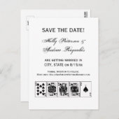 Casino Night Poker Royal Piazza della Riforma Ankündigungspostkarte (Vorne/Hinten)