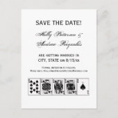 Casino Night Poker Royal Piazza della Riforma Ankündigungspostkarte (Vorderseite)