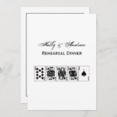 Casino Night Poker Royal Piazza della Riforma Einladung (Vorne/Hinten)