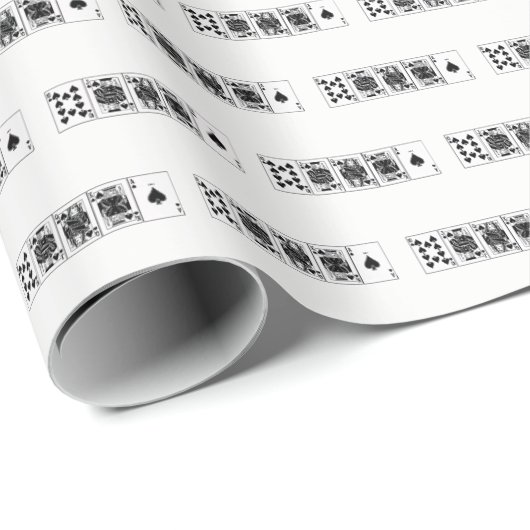 Casino Night Poker Royal Piazza della Riforma Geschenkpapier (Rolleneckpunkt)