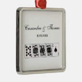 Casino Night Poker Royal Piazza della Riforma Ornament Aus Metall (Rechts)