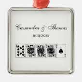 Casino Night Poker Royal Piazza della Riforma Ornament Aus Metall (Vorne)