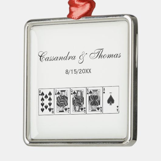 Casino Night Poker Royal Piazza della Riforma Ornament Aus Metall (Links)
