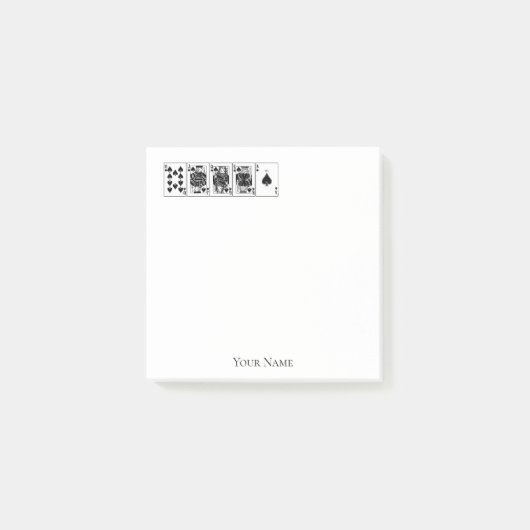 Casino Night Poker Royal Piazza della Riforma Post-it Klebezettel (Vorderseite)