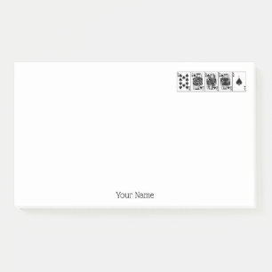 Casino Night Poker Royal Piazza della Riforma Post-it Klebezettel