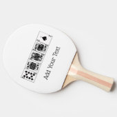 Casino Night Poker Royal Piazza della Riforma Tischtennis Schläger (Seitenansicht)