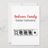 Casino Night Poker Royal Straight Flush