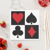 Casino Night Serviette (Beispiel)