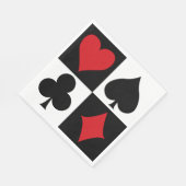 Casino Night Serviette (Ecke)