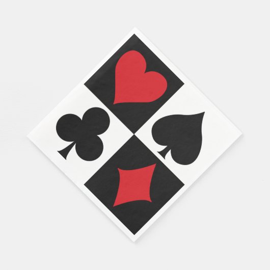 Casino Night Serviette (Ecke)