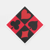 Casino Night Serviette (Ecke)