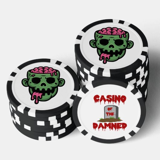 Casino of the Damned Zombie Poker Chip (Stapel)
