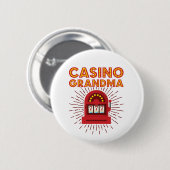 Casino Oma Spielautomat Großmutter Button (Vorne & Hinten)
