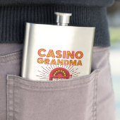 Casino Oma Spielautomat Großmutter Flachmann (Beispiel)