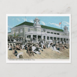 Casino, Palm Beach, Florida Vintage Postkarte