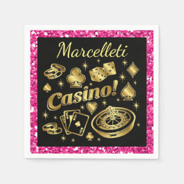 Casino Party Napkins Party Waren Serviette