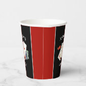 Casino Party Personalisiert Pappbecher (Rechts)