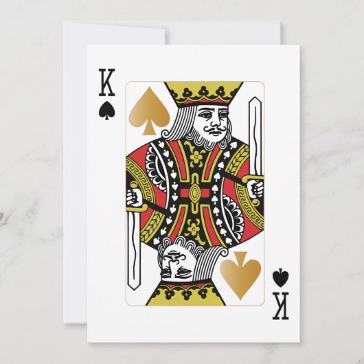 Casino Party Spielkarte (Vorderseite)