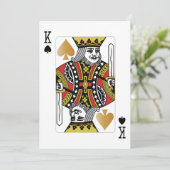 Casino Party Spielkarte (Stehend Vorderseite)