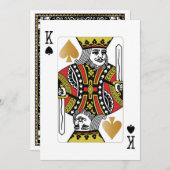 Casino Party Spielkarte (Vorne/Hinten)