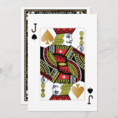 Casino Party Spielkarte 12 (Vorne/Hinten)