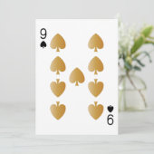 Casino Party Spielkarte 9 (Stehend Vorderseite)