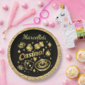 Casino Party Waren Pappteller (Party)