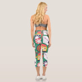 Casino Pattern Capri Leggings (Rückseite)