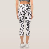 Casino Pattern Capri Leggings (Rückseite)