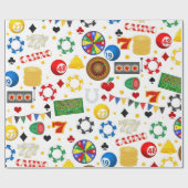 Casino Pattern Geschenkpapier (Flach)