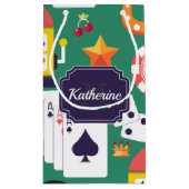 Casino Pattern Kleine Geschenktüte (Rückseite)