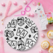 Casino Pattern Pappteller (Party)