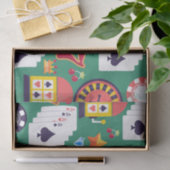 Casino Pattern Seidenpapier (Geschenk)