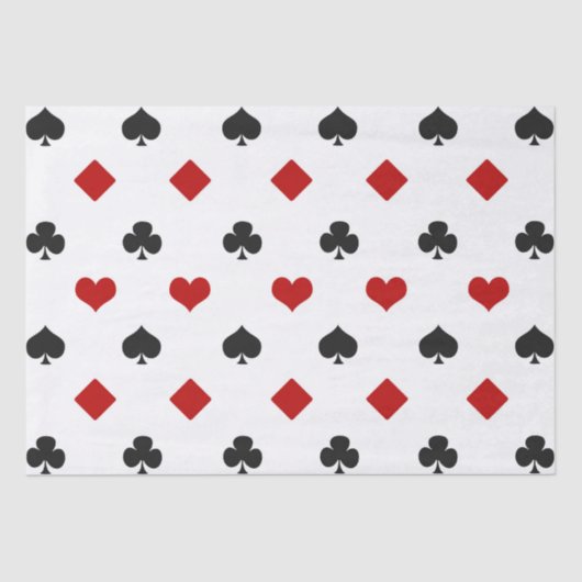 Casino Pattern Seidenpapier (Vorderseite)