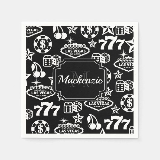 Casino Pattern Serviette (Vorderseite)