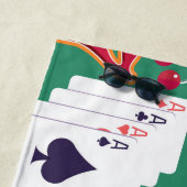 Casino Pattern Strandtuch (Beispiel)