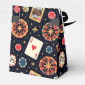 Casino pattern theme on black geschenkschachtel (Rückseite)
