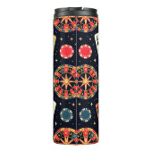 Casino pattern theme on black thermosbecher (Rückseite)